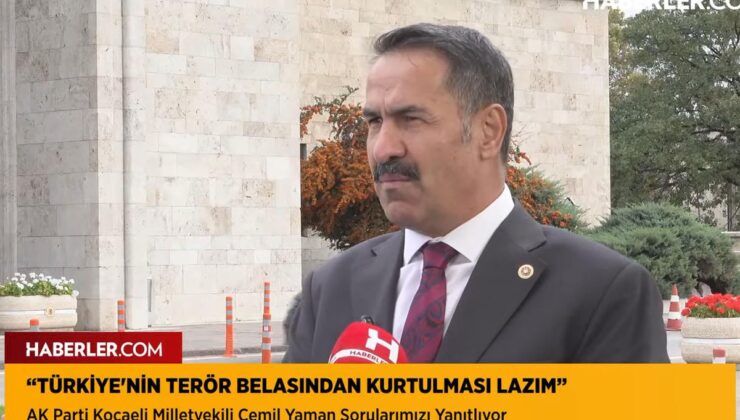 AK Partili Cemil Yaman oran verdi: Terörsüz Türkiye’ye destek yüzde 90