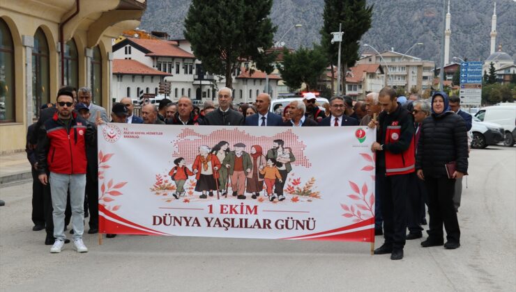 Amasya’da Dünya Yaşlılar Günü yürüyüşü Yavuz Selim Meydanı’nda sona erdi.