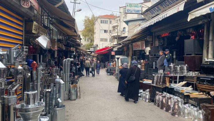 Ankara Sobacılar Çarşısı’nda soba satışları hızlandı, fiyatlar 5 bin liradan başlıyor