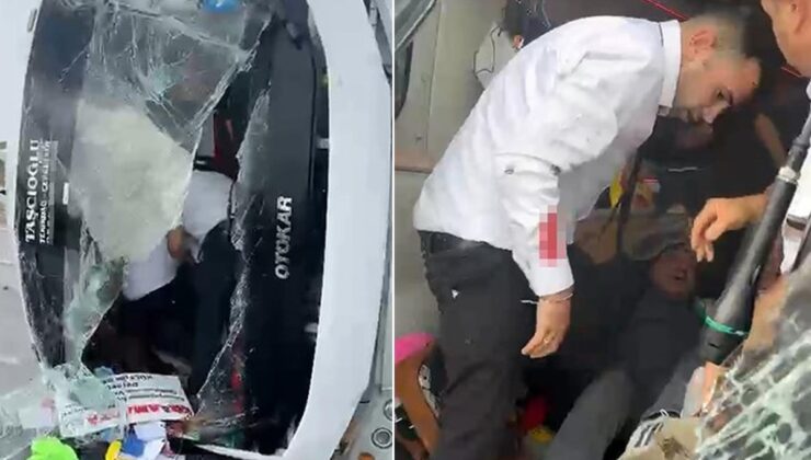 Antalya-Isparta yolunda yolcu otobüsü devrildi: 5 yaralı