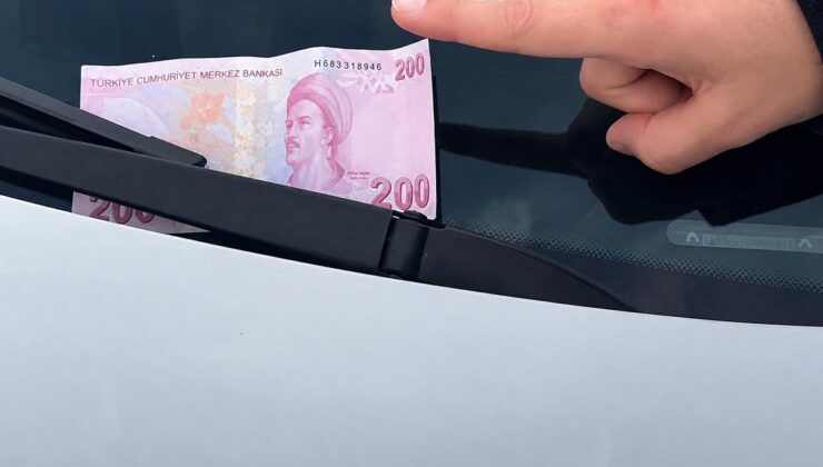 Arabanızın camında 200 TL görürseniz sakın almayın