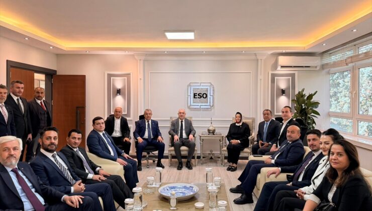 Ayşen Gürcan, ESO Başkanı Kesikbaş’a hayırlı olsun ziyaretinde bulundu