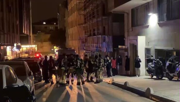 Bahçelievler’de 6 katlı oteldeki yangında konaklayanlar tahliye edildi