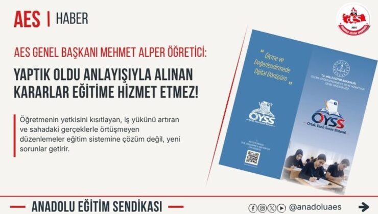 BASK ve AES Başkanı Öğretici, yeni ölçme sistemini eleştirdi