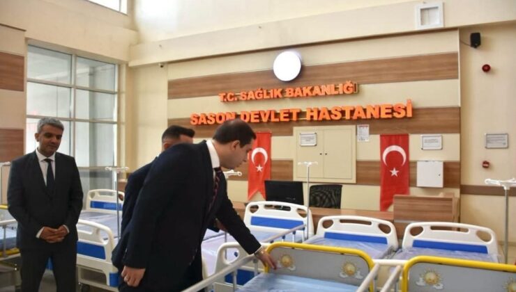 Batman Sason’da yatağa bağımlı hastalara 10 hasta yatağı desteği sağlandı
