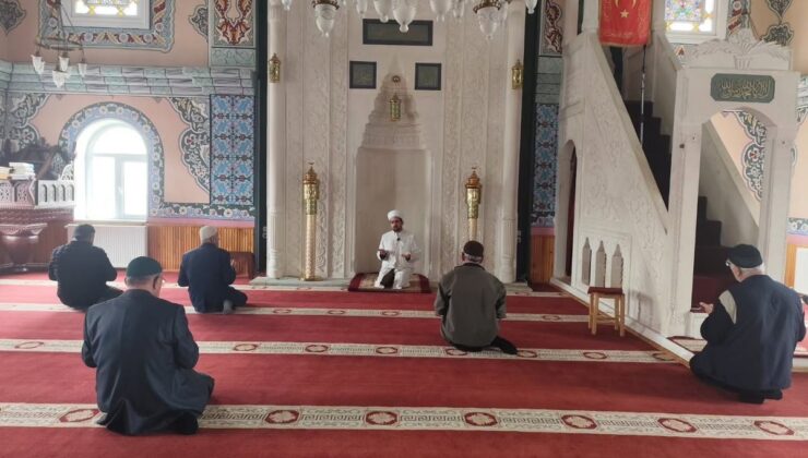 Bayburt Aydıntepe’de Bilali Habeş Camii’nde hatim programı düzenlendi