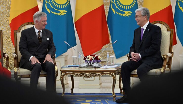 Belçika Kralı Philippe, Astana’da Kazakistan ile işbirliğini güçlendirmek istedi
