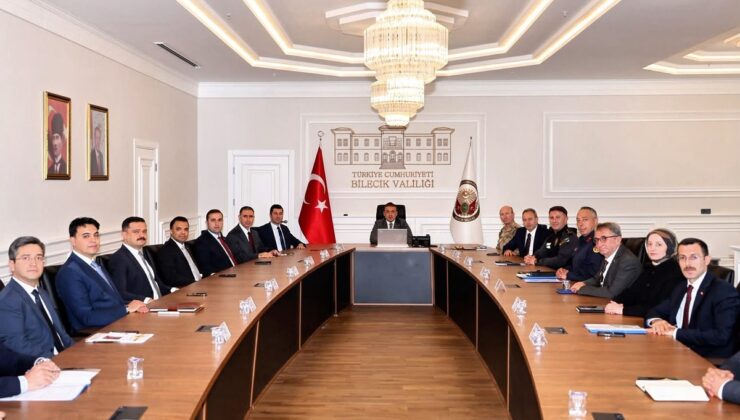 Bilecik’te asayiş ve güvenlik toplantısı Vali Sözer başkanlığında yapıldı