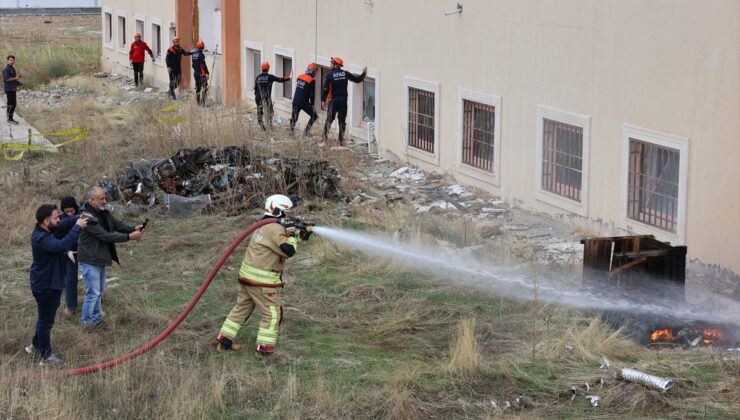 Bingöl’de 200 personelle Yedisu’da 7,8’lik deprem senaryosu tatbik edildi