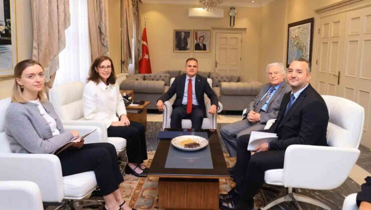 Birleşik Krallık Ankara Büyükelçisi Anderson, Muğla Valisi Akbıyık’ı ziyaret etti