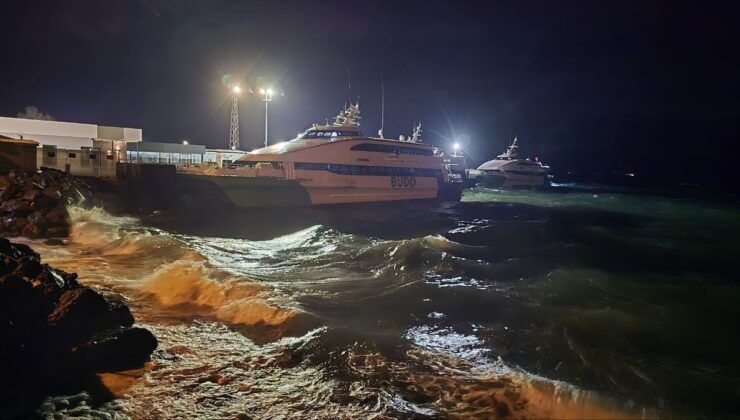 BUDO, olumsuz hava koşulları nedeniyle 8 seferini iptal etti