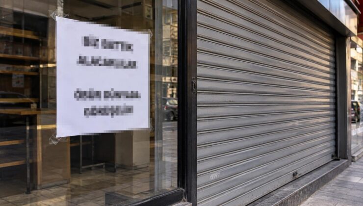 Bursa’da kepenk indiren esnaftan çarpıcı veda: Alacaklılar, öbür dünyada görüşelim