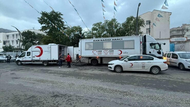 Diyarbakır Çermik’te Kızılay’ın kan bağışı kampanyasında 130 ünite kan toplandı