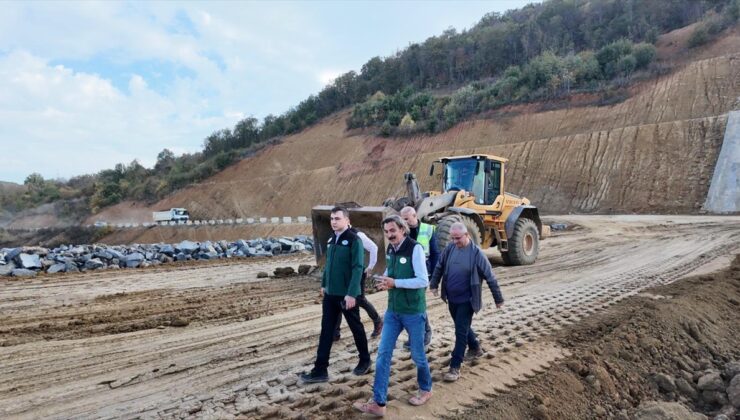 DSİ 11. Bölge Müdürü Yücegök, Tekirdağ’da İnecik 1-2 Barajı şantiyesini ziyaret etti