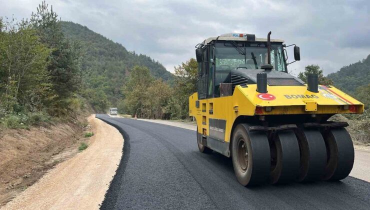 Düzce İl Meclis Başkanı Koç, Yedigöller yolunda 5 kilometre asfalt yapıldığını söyledi