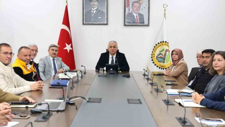 Düzce’de eğitim yatırımları Vali Yardımcısı Şevket Cinbir başkanlığında ele alındı