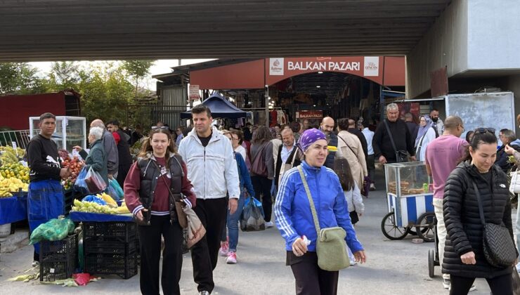 Edirne’de gurbetçi sezonu sona erdi, Bulgar turistler Balkan Pazarı’na döndü