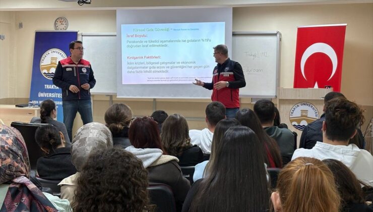 Edirne’de üniversiteliler Dünya Gıda Günü’nde sürdürülebilir gıda sistemini öğrendi