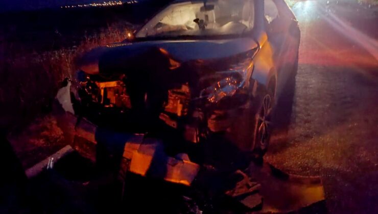 Enez Hasköy’de domuzlara çarpan 2 otomobilde hasar oluştu, kazalarda yaralanan olmadı