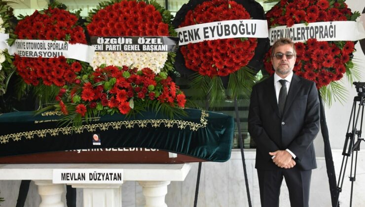 Engin Altan Düzyatan’ın babası Mevlan Düzyatan, İzmir’de toprağa verildi