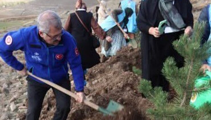 Erzurum Pasinler’de DİTİB Hatıra Ormanı fidan dikimiyle açıldı
