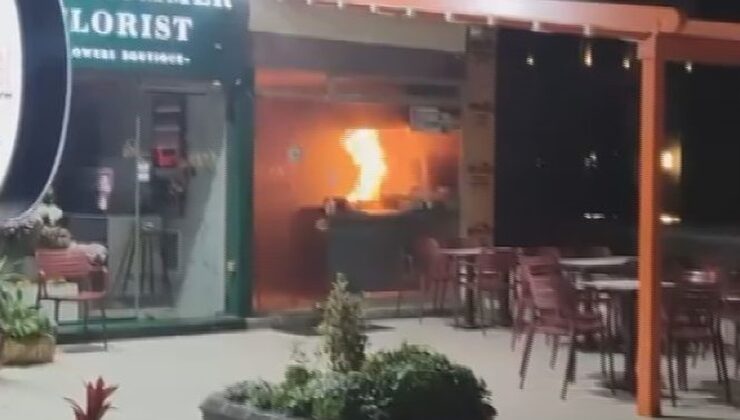 Etiler’de gaz kaçağı iddiasıyla çıkan restoran yangını söndürüldü