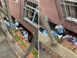 Eve kilitlenen 2 genç kız, sarkıttıkları çarşafla kaçarken 3’üncü kattan düştü