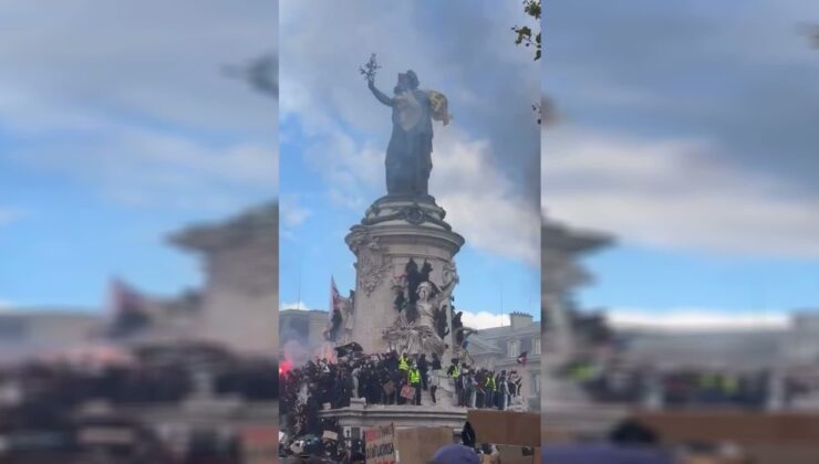 Fransa’da hayat pahalılığı protestolarında 1200’den fazla kişi gözaltına alındı