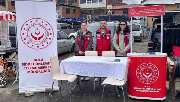 Gerede Panayırı’nda ŞÖNİM şiddetle mücadele ve KADES bilgilendirmesi yaptı