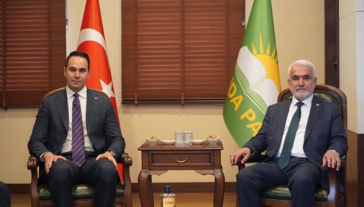HÜDA PAR Genel Başkanı Yapıcıoğlu, Doğru Yol Partisi Genel Başkanı Küpeli’yi ağırladı