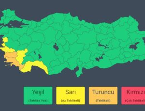 İçişleri Bakanlığı 5 il için yarın kuvvetli yağış ve sel riski uyarısında bulundu