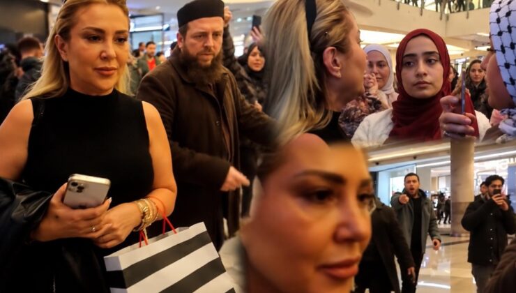 İsrailli kadına öfke büyüdü! Dev alışveriş merkezi tahliye edildi