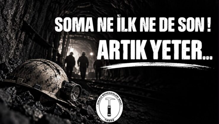 Jeoloji Mühendisleri Odası Soma’da 5 işçinin öldüğü göçükte adil soruşturma istedi