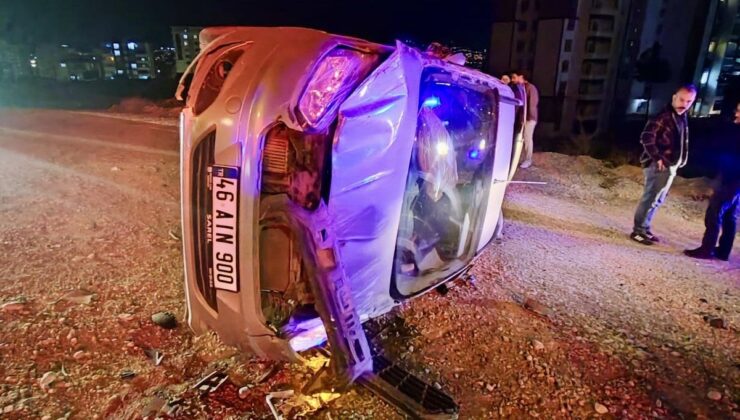Kahramanmaraş’ta Yamaçtepe’de trafik kazası meydana geldi, 2 kişi yaralandı