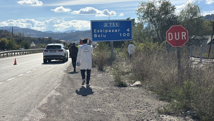 Karabük Eskipazar’da devrilen araçta kadın yolcu öldü, sürücü ağır yaralandı