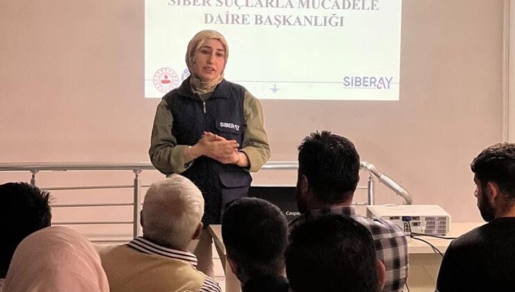 Kilis Emniyet Müdürlüğü, Göç İdaresi’nde yabancı uyruklulara siber güvenlik anlattı