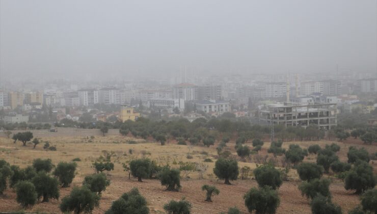 Kilis’te Suriye’den gelen toz bulutunun yarın da etkisini sürdürmesi bekleniyor