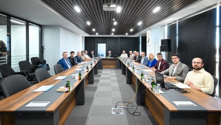 Kırklareli OSB Müteşebbis Heyeti, yatırımları Vali Turan başkanlığında görüştü