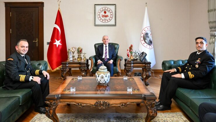 Kırklareli Valisi, Sahil Güvenlik Kuzey Marmara Grup Komutanı Lafçı’yı kabul etti