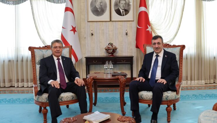KKTC Başbakanı Üstel, Yılmaz’la yaklaşık 30 milyar TL’lik anlaşma hazırlığını görüştü