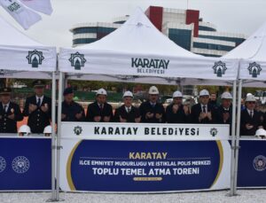 Konya Karatay’da 236 milyon TL’lik emniyet ve polis merkezi yatırımının temeli atıldı