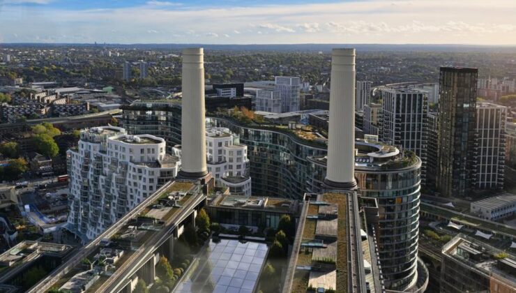 Londra’nın simgesi Battersea Elektrik Santrali restorasyonun ardından 2022’de açıldı