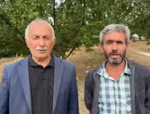 Malatya Akçadağ’da kurttan kaçtığı belirtilen keçi dağlık alanda mahsur kaldı