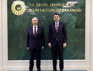 Mansur Yavaş, Bakan Kurum ile görüştü