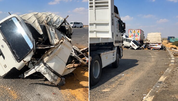 Mısır’da korkunç kaza! Minibüs ile tır çarpıştı: 10 ölü, 24 yaralı