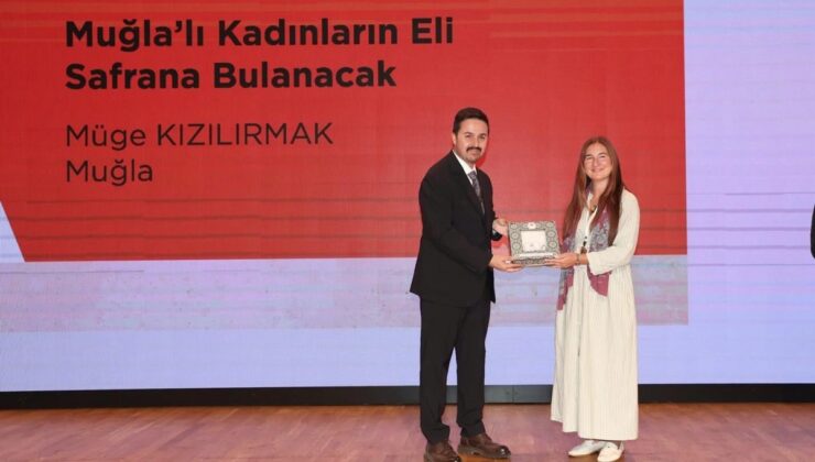 Muğla İl Tarım ve Orman Müdürlüğü’nün safran projesi ödüle layık görüldü