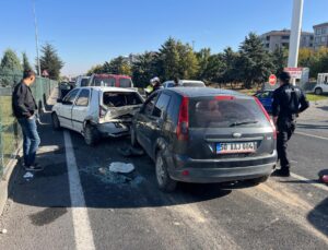 Nevşehir’de KPSS Ortaöğretim öncesi zincirleme kazada 3 kişi yaralandı