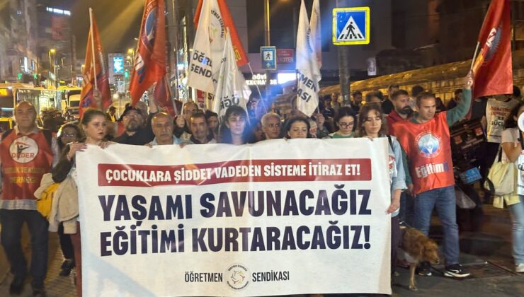Okul saldırıları Kadıköy’de protesto edildi, 4 haftada 6 okulda saldırı bildirildi