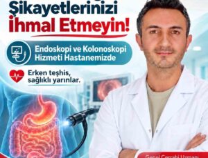 Patnos Devlet Hastanesi’nde Op. Dr. Özkan Akpınar endoskopi ve kolonoskopi uyguluyor