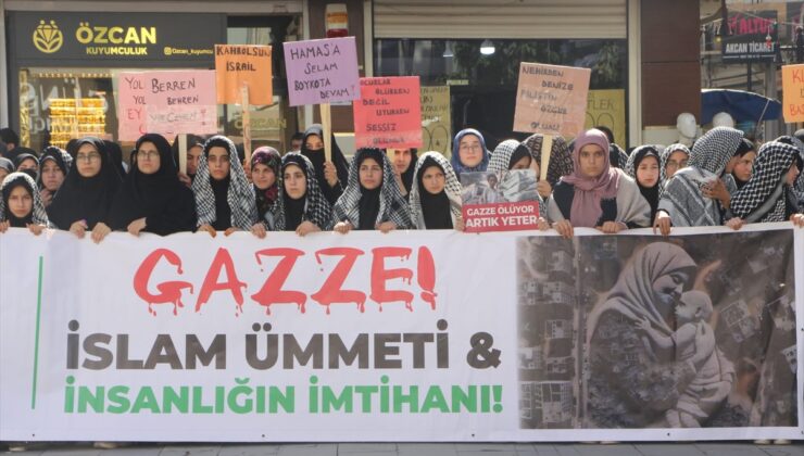 Peygamber Sevdalıları Kızıltepe’de 3. yılını dolduran Gazze soykırımını protesto etti